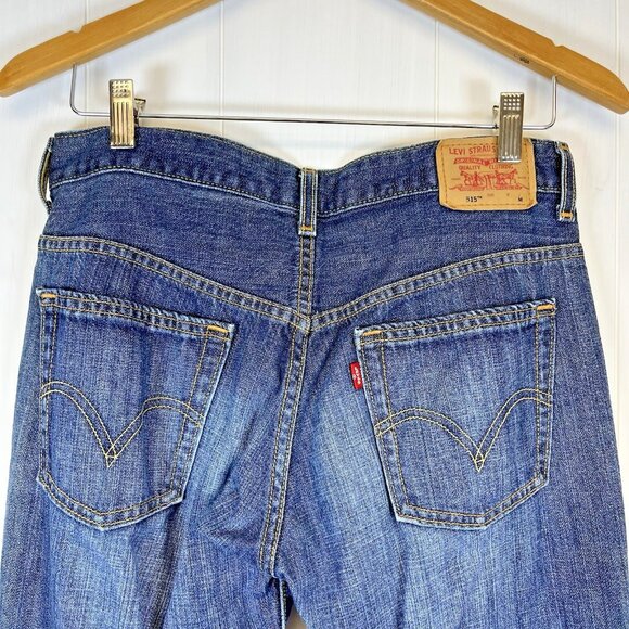 Levis 515 Nouveau Boot Cut Jeans Womens Size 8 Medium Wash Low Rise 5-pocket - Picture 5 of 9